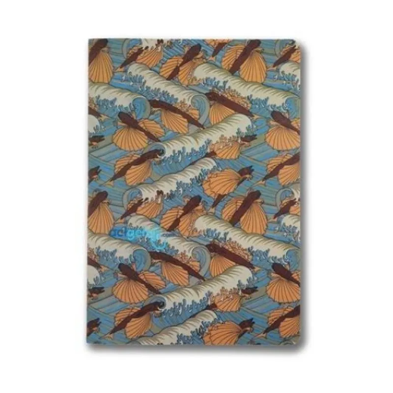 YMN MUUS MARTİNS-PÊCHEURS 16,5X23,5 64sf. TERZİ DİKİŞLİ KIRMIZI ÇİZGİLİ BUTİK DEFTER