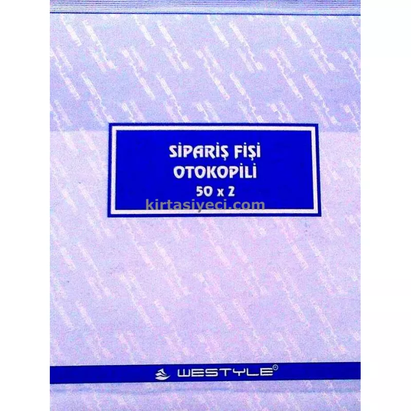 ARMAT SİPARİŞ FİŞİ 50X2 nüsha OTOKOPİLİ NO 3
