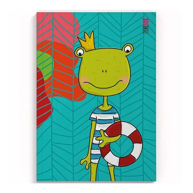 YMN THİNKBOOK MİNNAK KURBAĞA 14X21 RENKLİ CİZGİSİZ KAĞIT 112 SF BUTİK DEFTER