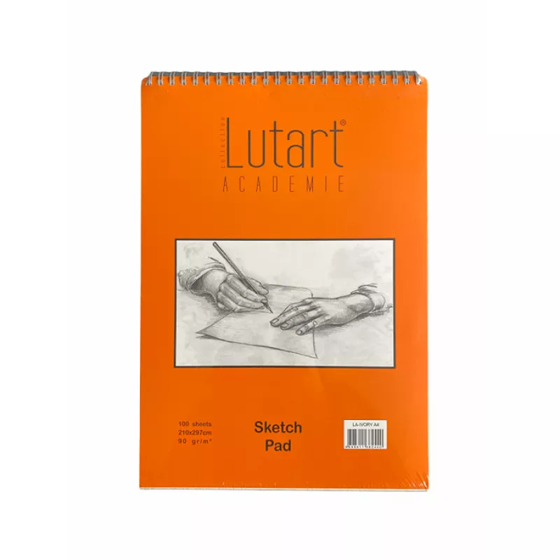 Lutart Academie Ivory (Fildişi) Sketch Pad A4 90 gr. 100 Sayfa defter