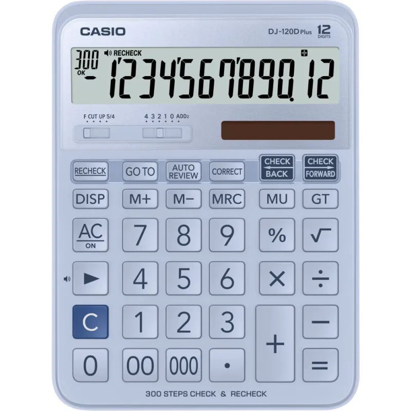 CASIO HESAP MAKİNESİ MASAÜSTÜ DJ-120D-LB-WADP