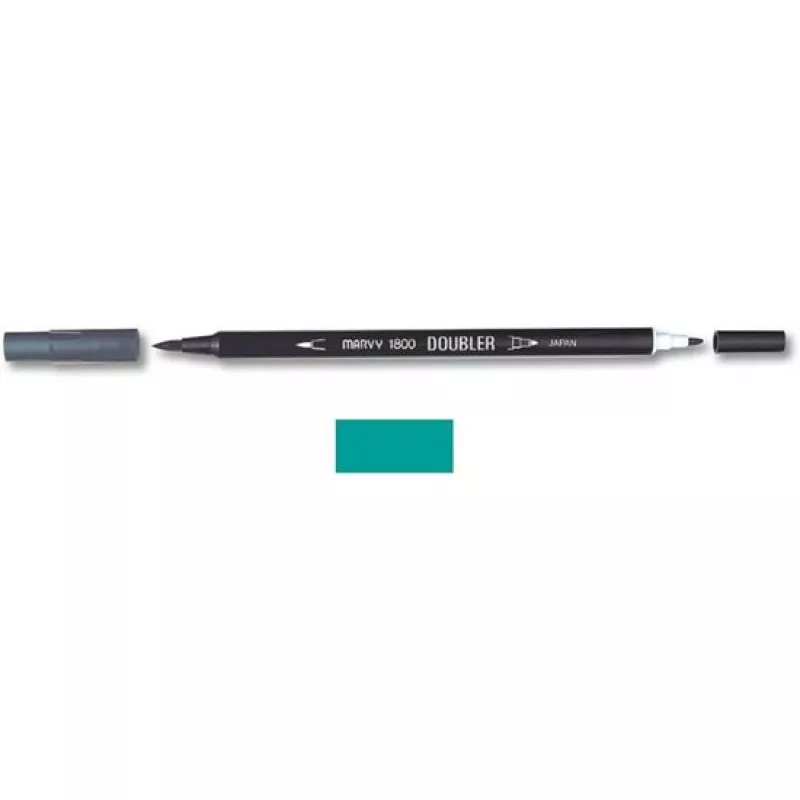 Marvy 1800 Doubler Çift Uçlu Brush Pen Fırça Kalem No:101 Tropical