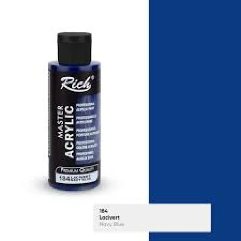 RİCH MASTER AKRİLİK 120 CC LACİVERT 184