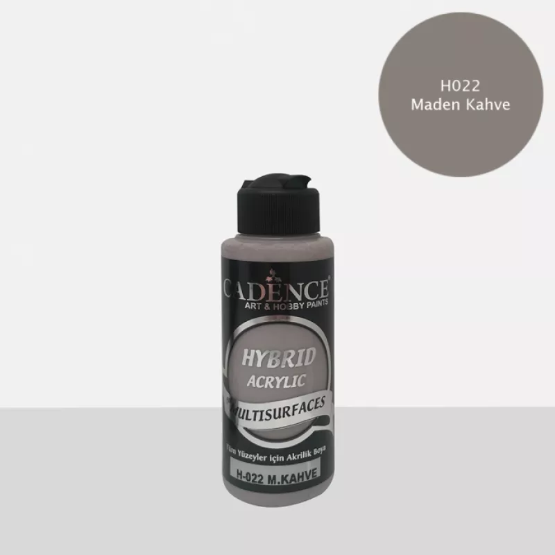 CADENCE HYBRID MULTİSURFACE AKRİLİK BOYA 120 ML H-022 MADEN KAHVE