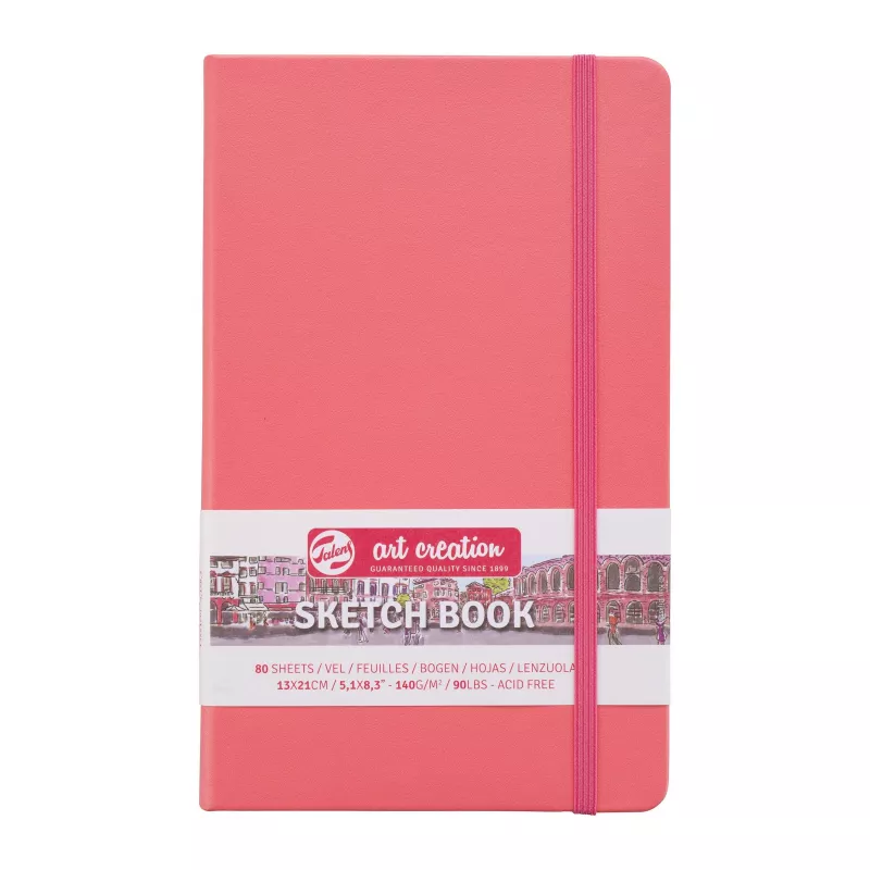Royal & Talens Sketch Book Coral Red 13x21 140 GR