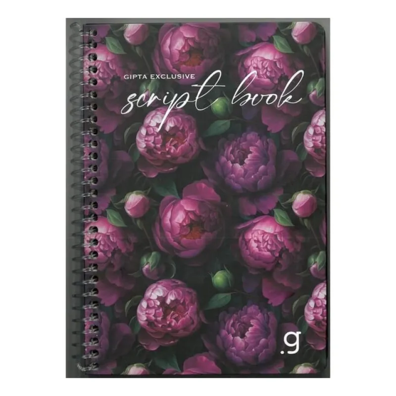 GIPTA DEFTER SCRIPT BOOK 17X24 SPİRALLİ SERT KAPAK 80 YP. KARELİ 8407