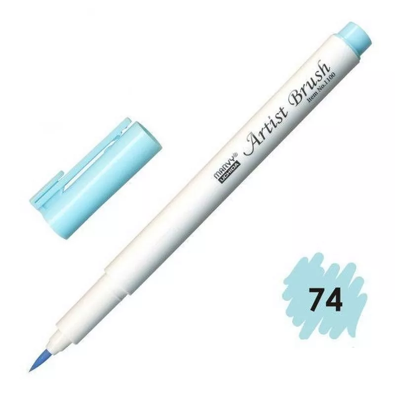 Marvy Artist Brush Fırça Uçlu Kalem 1100 No:74 Aquamarine