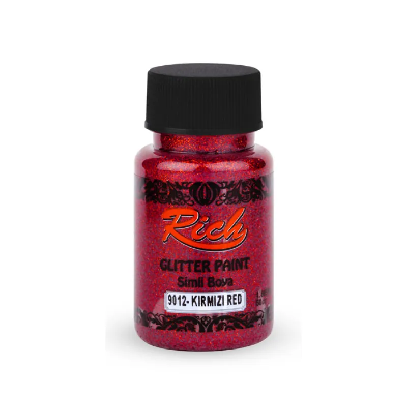 RİCH GLITTER PAİNT SİM BOYA KIRMIZI