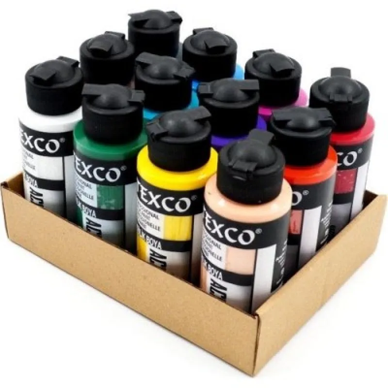 RİCH TEXCO EXCELLENT ACRYLIC TAVALI SET (ANA RENKLER)
