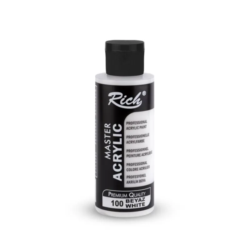 RİCH MASTER AKRİLİK 120 CC BEYAZ 100