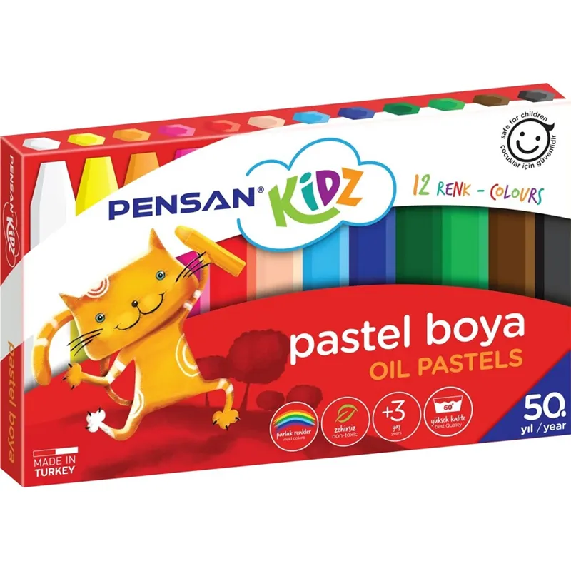 PENSAN PASTEL BOYA KİDZ 12 RENK 