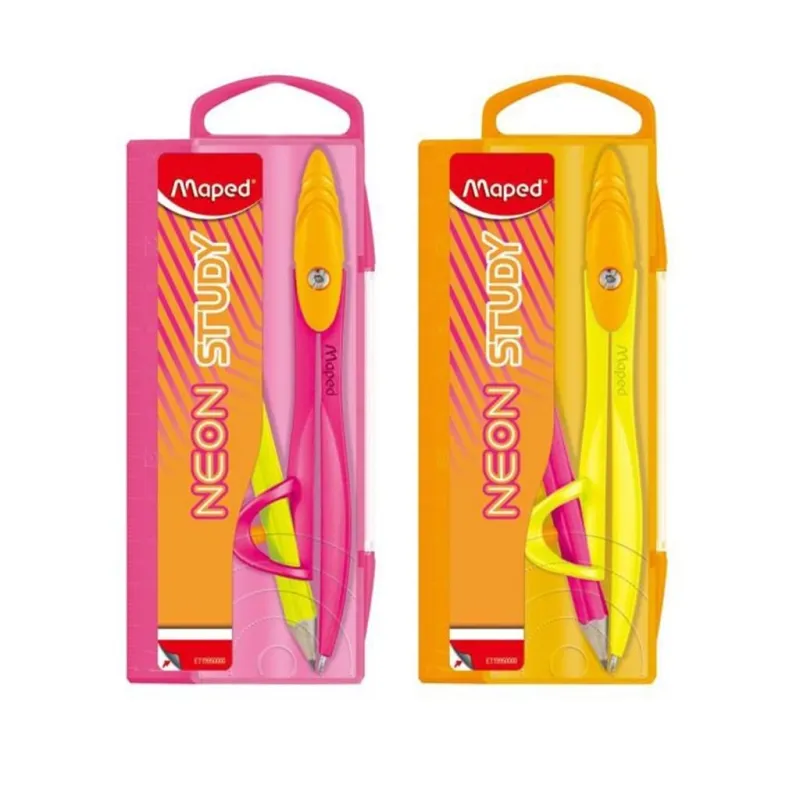 MAPED STUDY YÜZÜKLÜ NEON RENKLİ PERGEL 199100