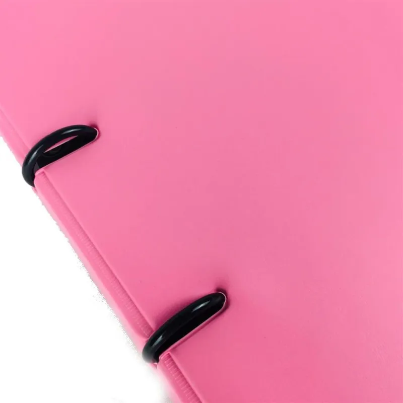 ÖNDER RANBOW 2 HALKALI PLASTİK KLASÖR PEMBE
