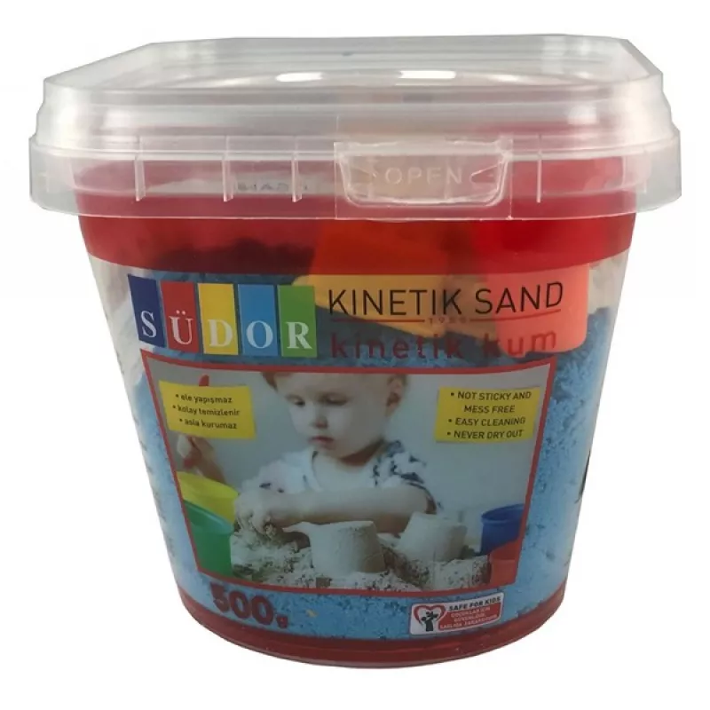 SÜDOR KİNETİK KUM KOVALI 500 G MAVİ KS02-4