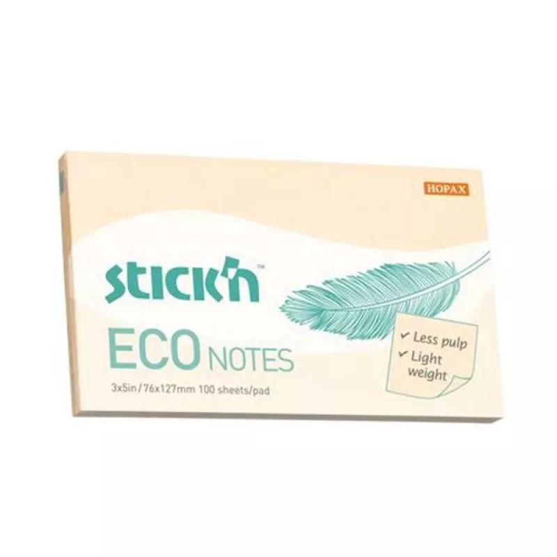 Gıpta Stıckn 76x127 Eco Notes Pastel sarı 100yp 