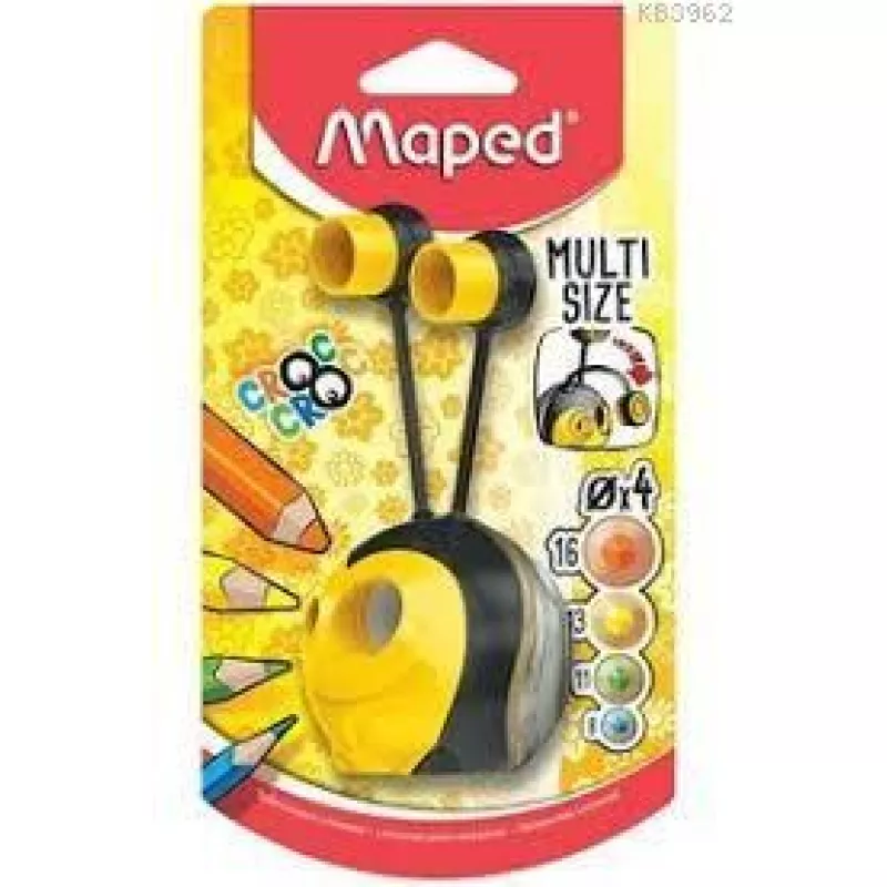 MAPED CROC ÇİFT DELİKLİ 4 ÇAPLI KALEMTRAŞ