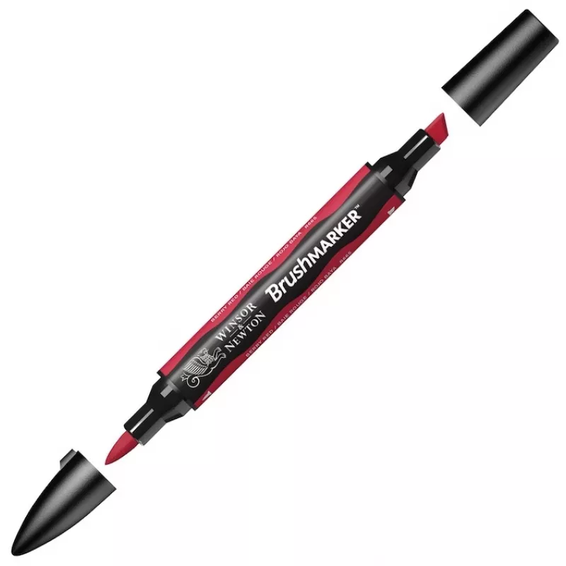 Winsor & Newton Brush Marker Beery Red R665