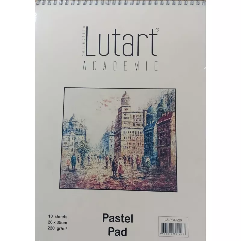 LUTART BLOKNOT PASTEL ACADEMIA PASTEL PAD 10 YP 26x35 220 GR LA-PST-220