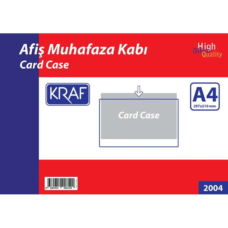 KRAF AFİŞ MUHAFAZA KABI A4 2004