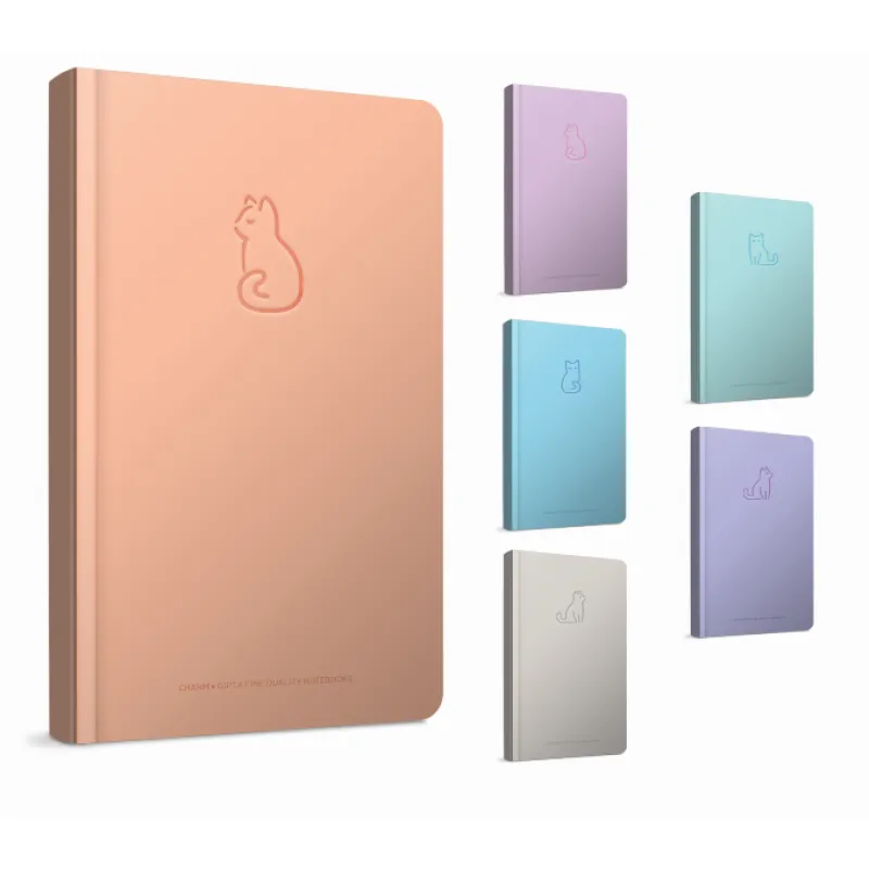 GIPTA DEFTER CHARM NOTES 8x12 İP DİKİŞ SERT KAPAK 80 YP. ÇİZGİLİ 7173