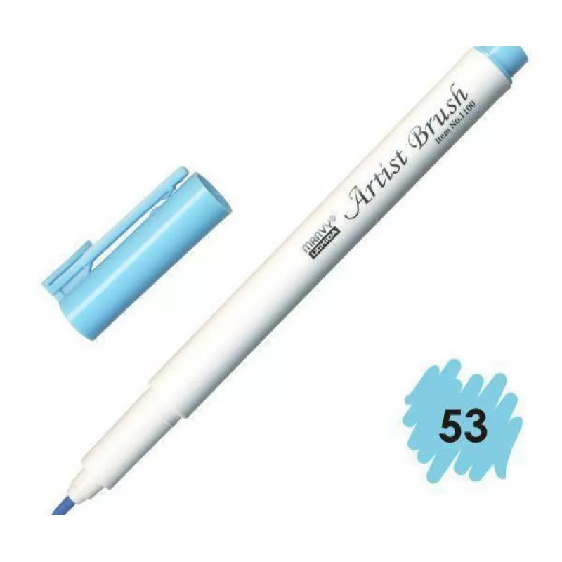 Marvy Artist Brush Fırça Uçlu Kalem 1100 No: 53 Pale Blue