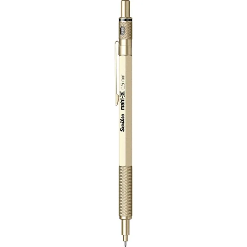 Scrikss Matri-X Mekanik Kurşun Kalem 0.5 mm Metalik Altın