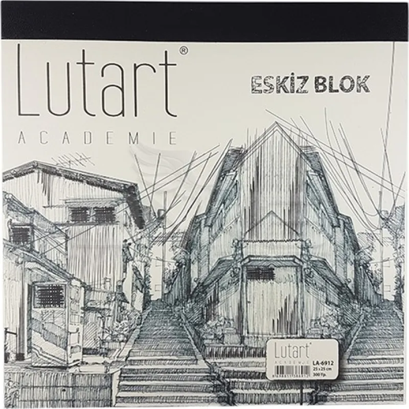 LUTART ÇİZİM BLOĞU ASİT İÇERMEYEN 25X25 100GR 300YP. LA-6912