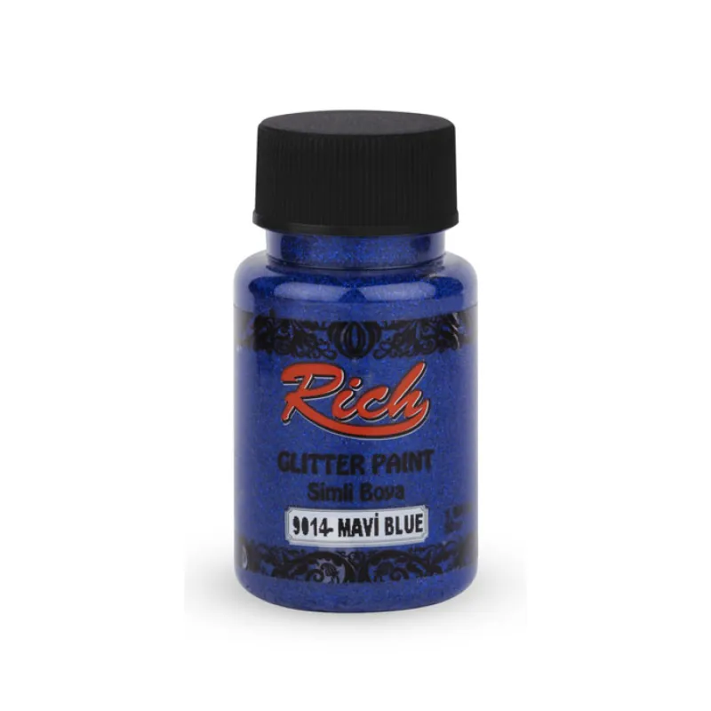 RİCH GLITTER PAİNT SİM BOYA MAVİ 9014