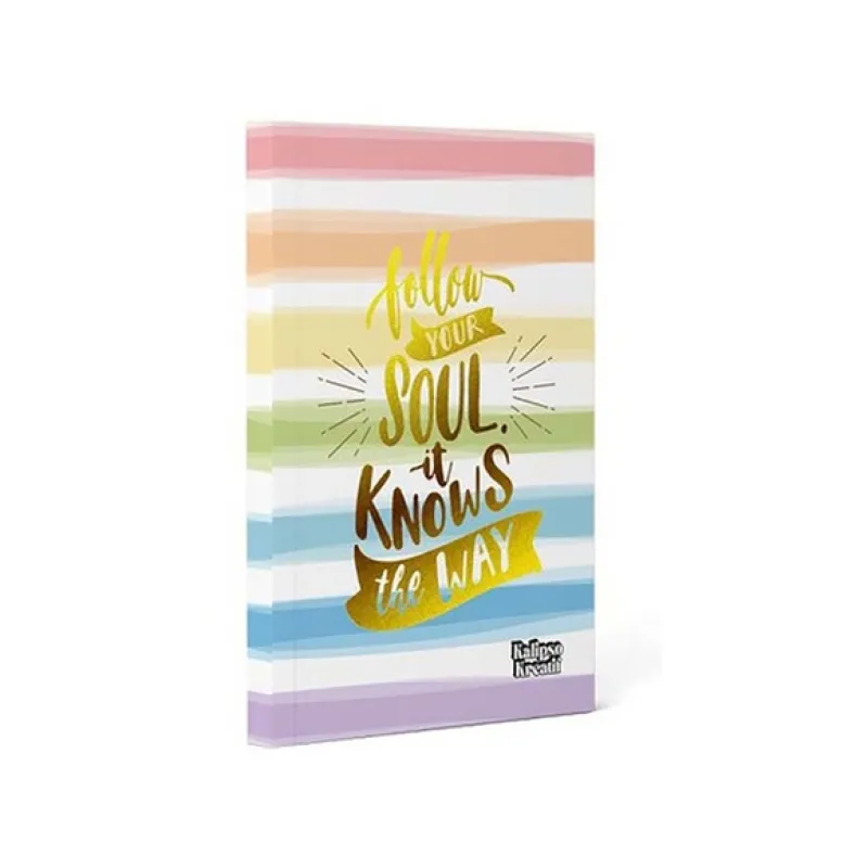 KALİPSO 13x19 Soul Çizgili 96 Sayfa Soft Kapak Butik Defter
