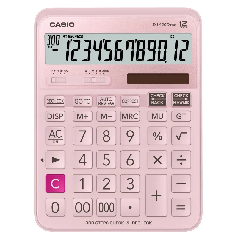 CASIO HESAP MAKİNESİ MASAÜSTÜ DJ-120D-LB-WADP