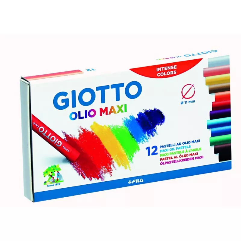 Olio - Yağlı Pastel (Silindir) 12 Renk