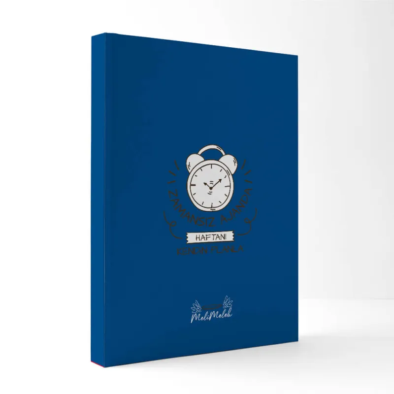 YMN MELİMELEK ZAMANSIZ LACİVERT AJANDA 16.5X20,8 cm 160sf. CEYDA DÜVENCİ