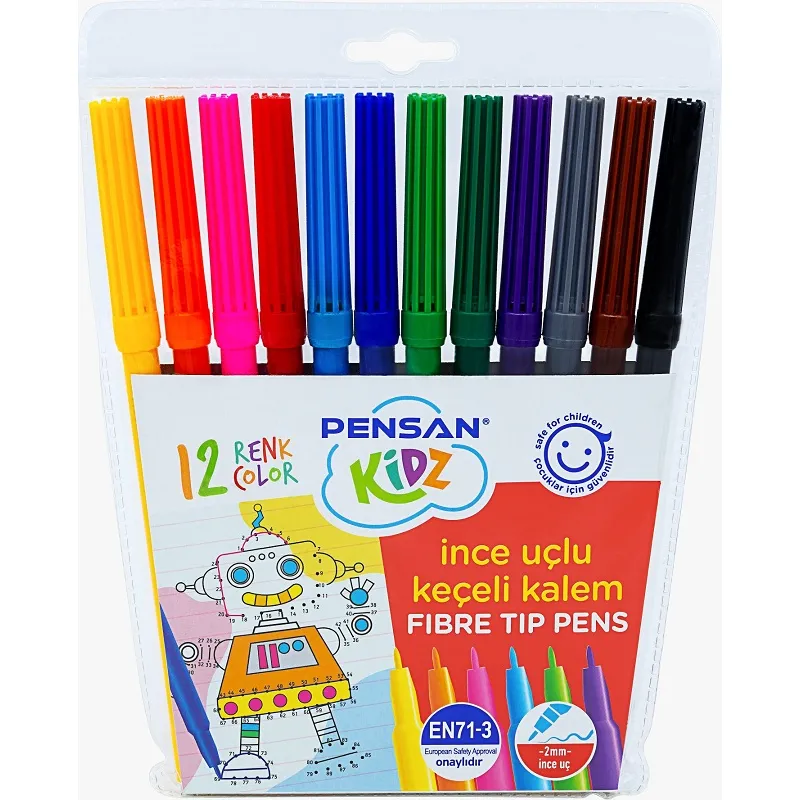 PENSAN KEÇELİ KALEM 12 Lİ KIDZ 34020