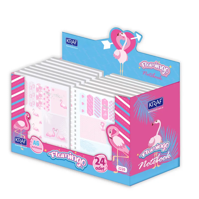 KRAF BLOKNOT + INDEX (PP) + YAPIŞKANLI NOT KAĞIDI SET FLAMINGO 2220FL