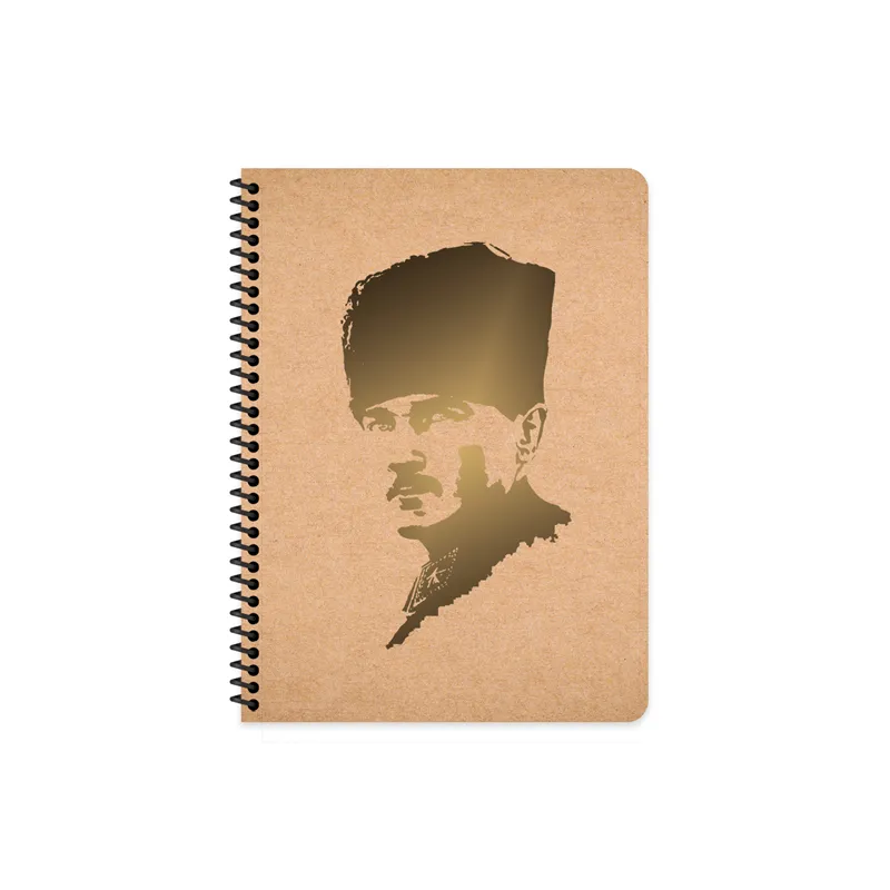 KESKİN DEFTER FUNKY ATATÜRK 16,5X22,5 SPİRALLİ 80 YP. KARELİ 418122-99