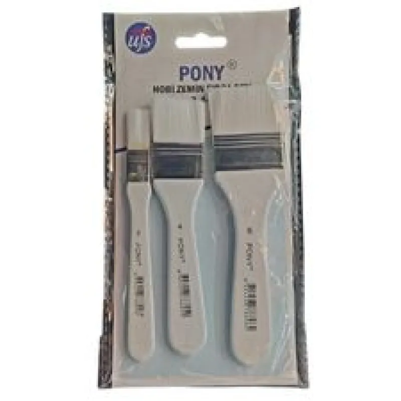 PONY ZEMİN FIRÇA SETİ NO 2-4-6 SAMUR-0028