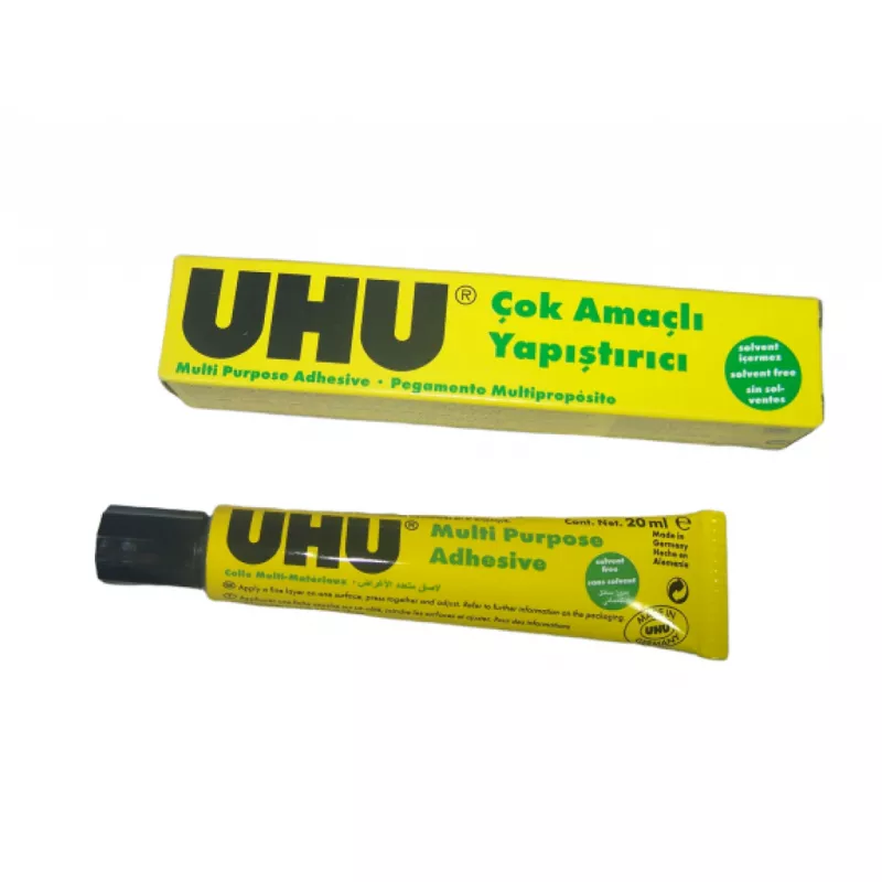 UHU ÇOK AMAÇLI SOLVENTSİZ YAPIŞTIRICI 20 ML. NO:12 