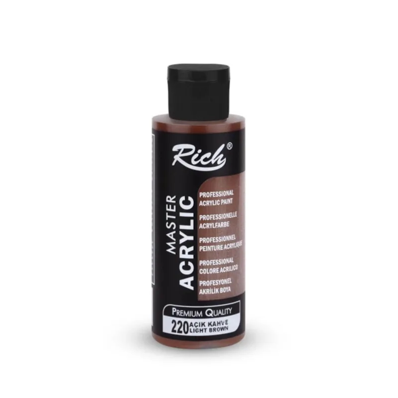 RİCH MASTER AKRİLİK 120 CC AÇIK KAHVE 220