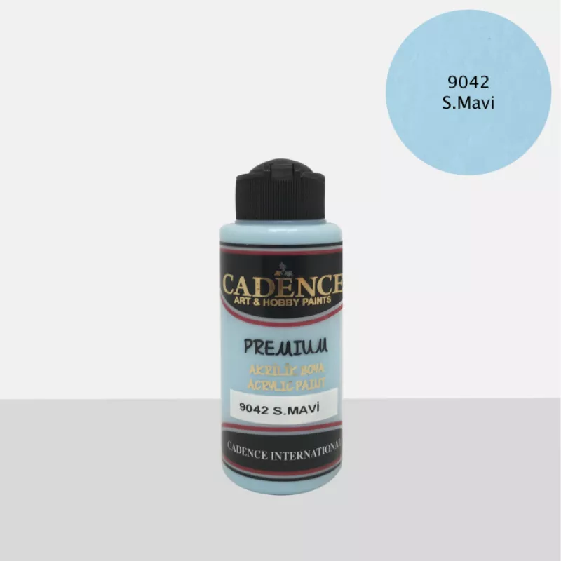 CADENCE PREMİUM AKRİLİK 120 ML 9042 SKY MAVİ