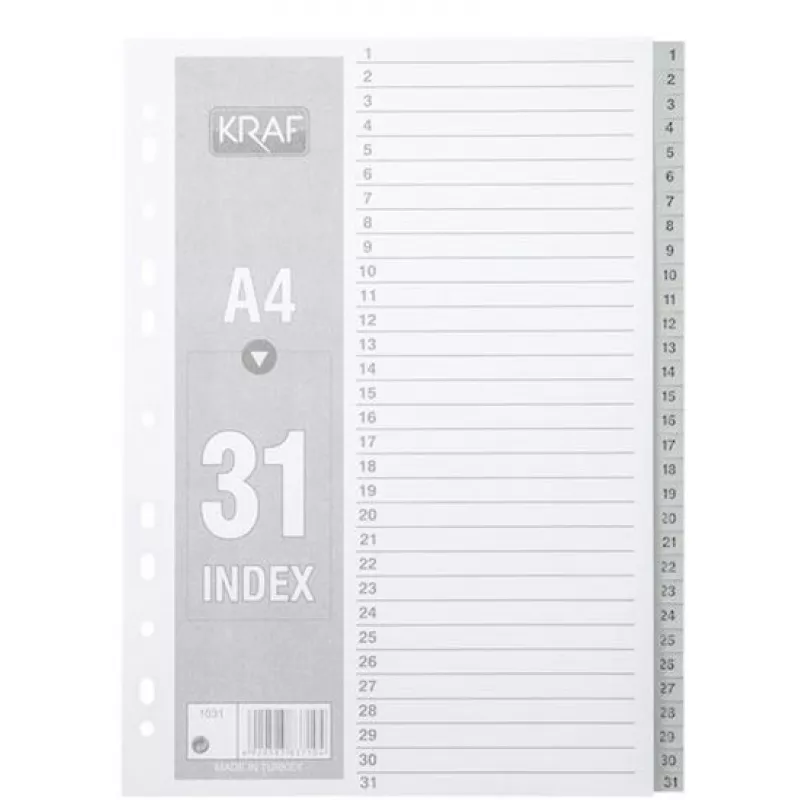KRAF SEPARATÖR 1031 1-31 RAKAM
