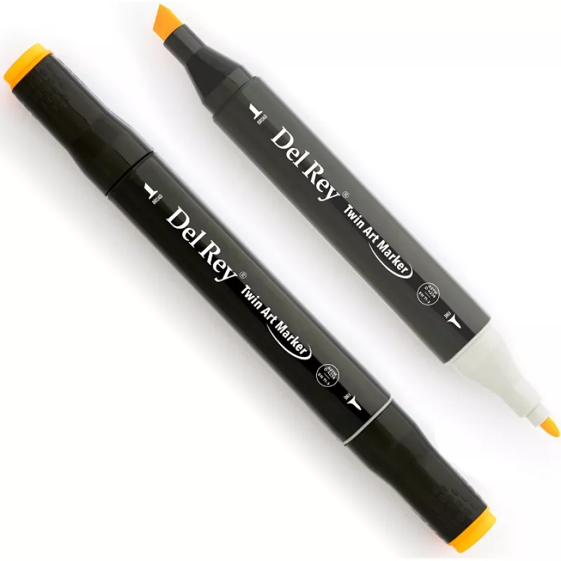 DEL REY TWIN MARKER FLUORESCENT ORANGE 14 02 F122 MN-DR122