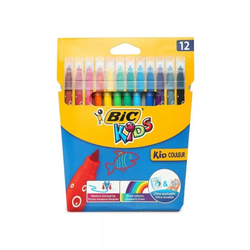 Bic Kids Kid Couleur Keçeli Boya Kalemi 12 Renk