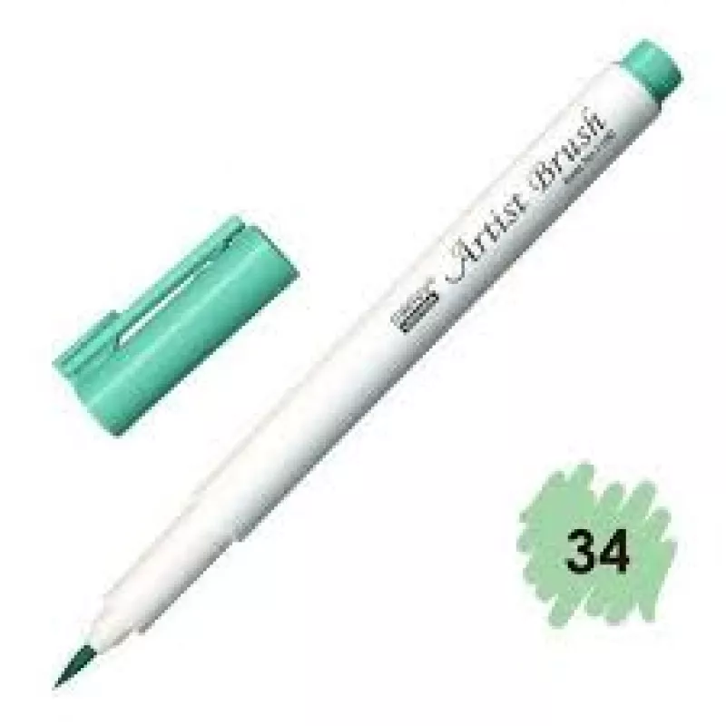 Marvy Artist Brush Fırça Uçlu Kalem 1100 No:34 Pale Green