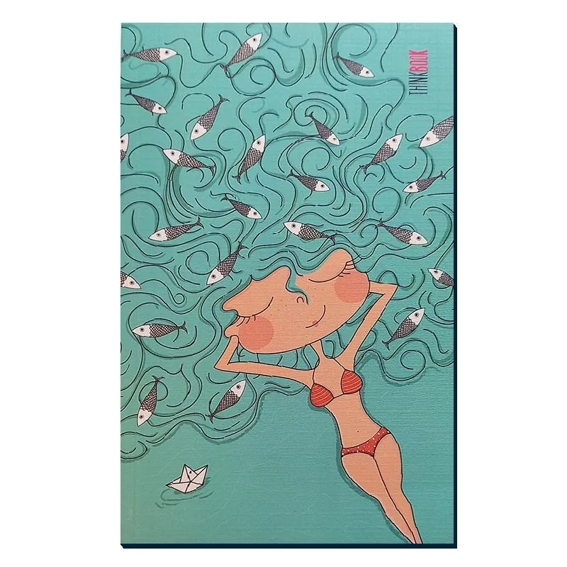 YMN THİNKBOOK BALIK SAÇLI RENKLİ ÇİZGİSİZ KAĞIT 14X21 112 SF.