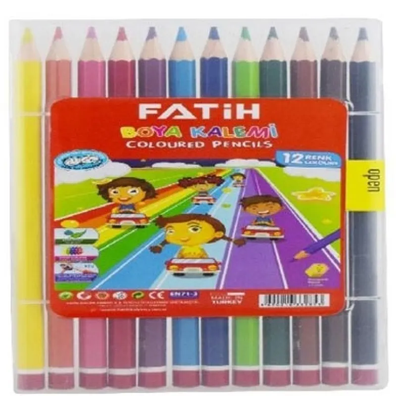 FATİH KURU BOYA 12 RENK ÇANTALI 33285