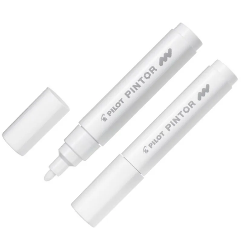 PILOT DEKORASYON KALEMİ PİNTOR M BEYAZ SW-PT-M-W
