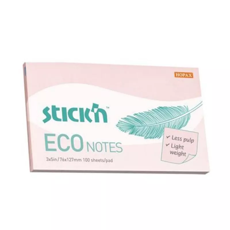 Gıpta Stıckn 76x127 Eco Notes Pastel Pembe 100yp 21750