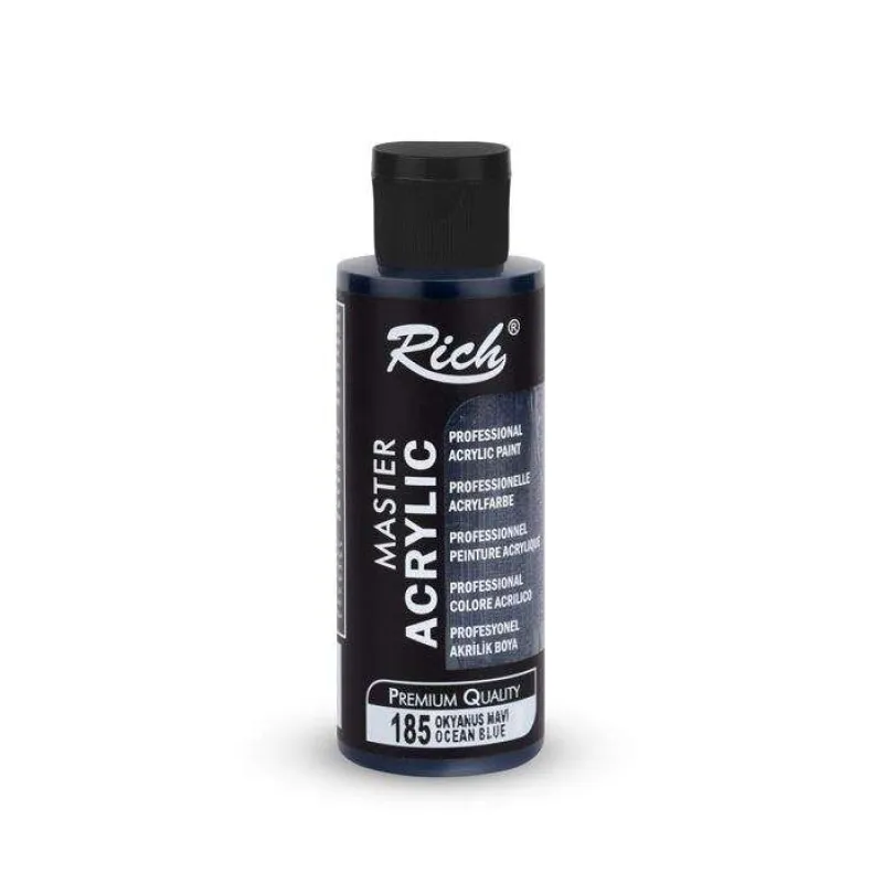 RİCH MASTER AKRİLİK 120 CC OKYANUS MAVİ 185