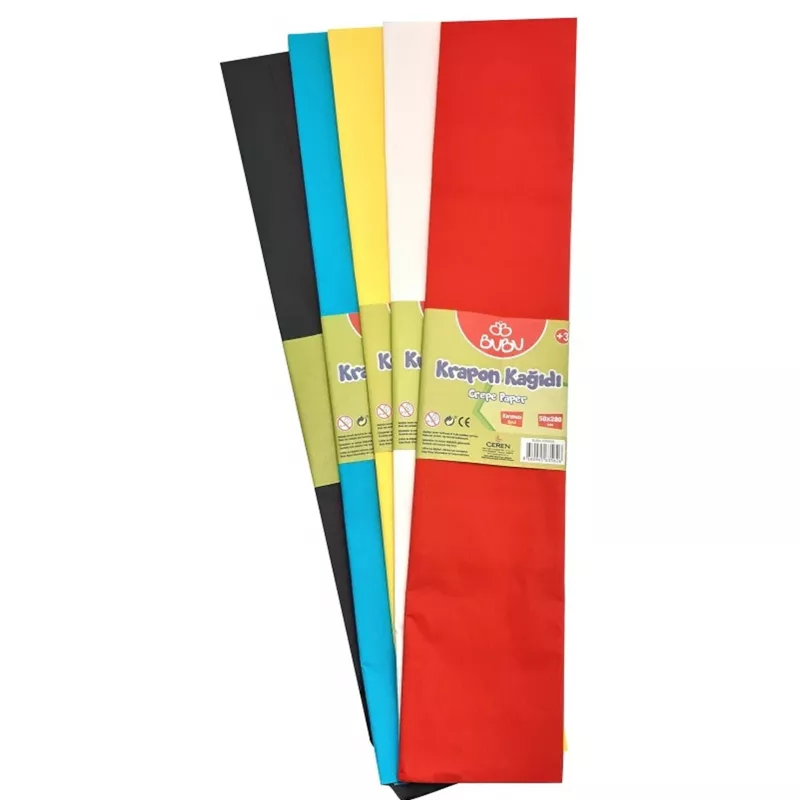 BU-BU KREPON KAĞIDI KARIŞIK 10 LU KR0001