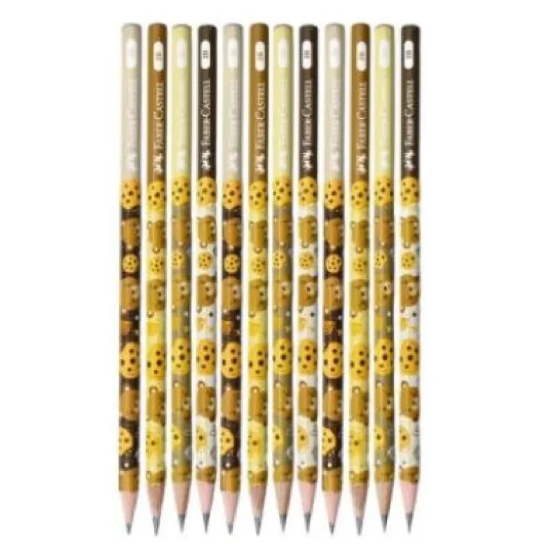 Faber Castell Sevimli Ayıcıklar Desenli Kurşun Kalem ,2B (FSC)